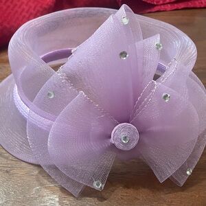 Vintage Inspired Purple Fascinator